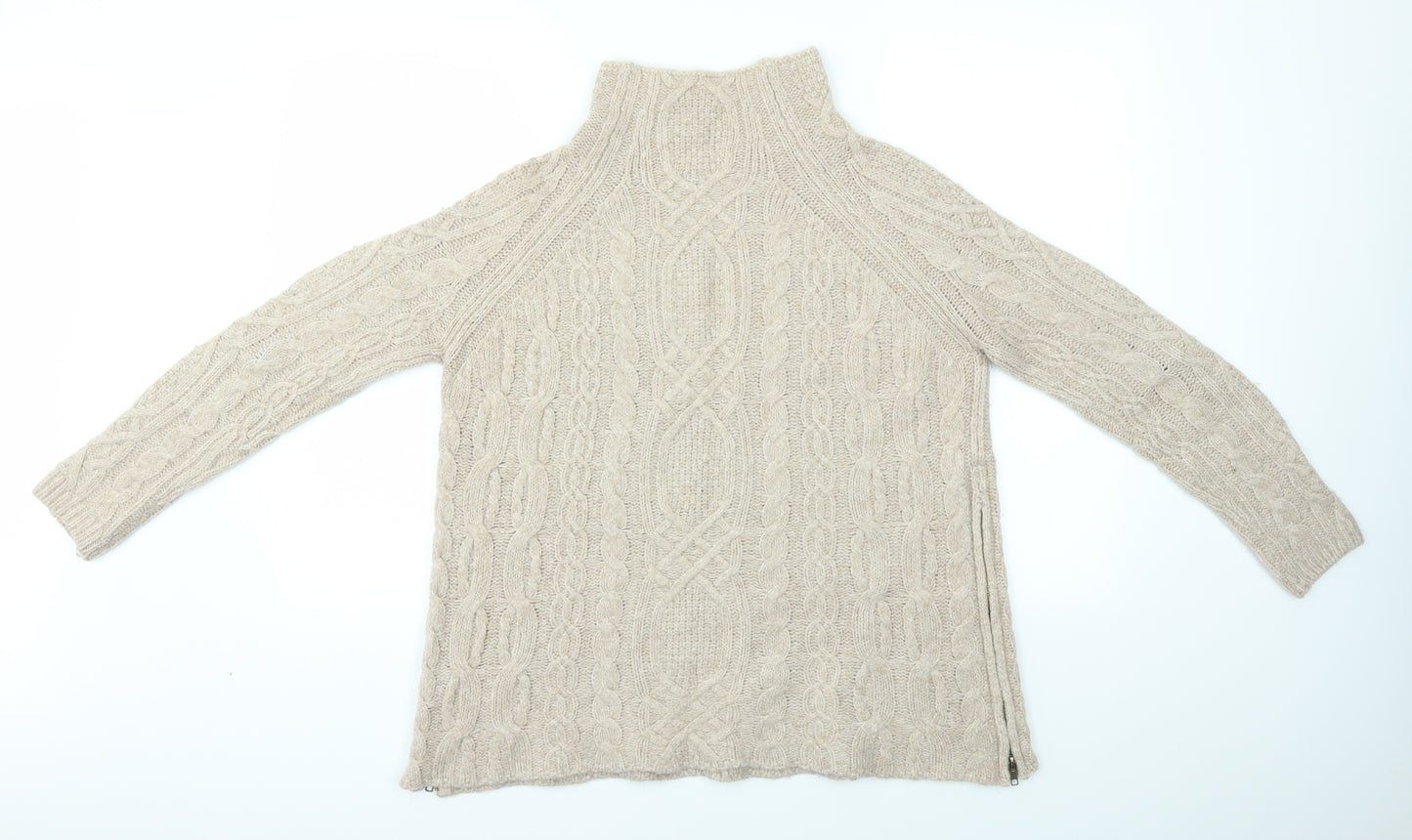 Zara Knit Womens Brown   Pullover Jumper Size L