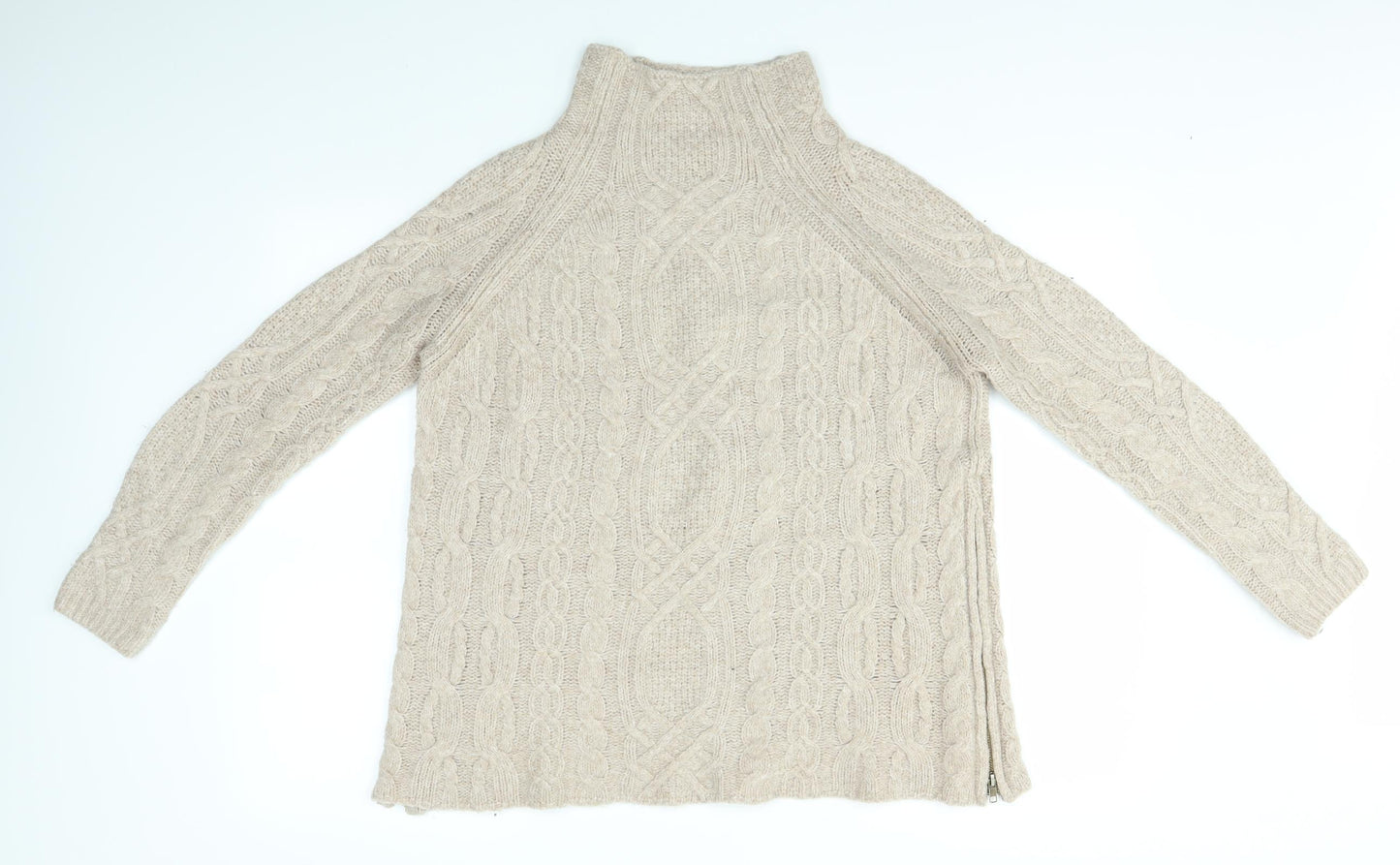Zara Knit Womens Brown   Pullover Jumper Size L