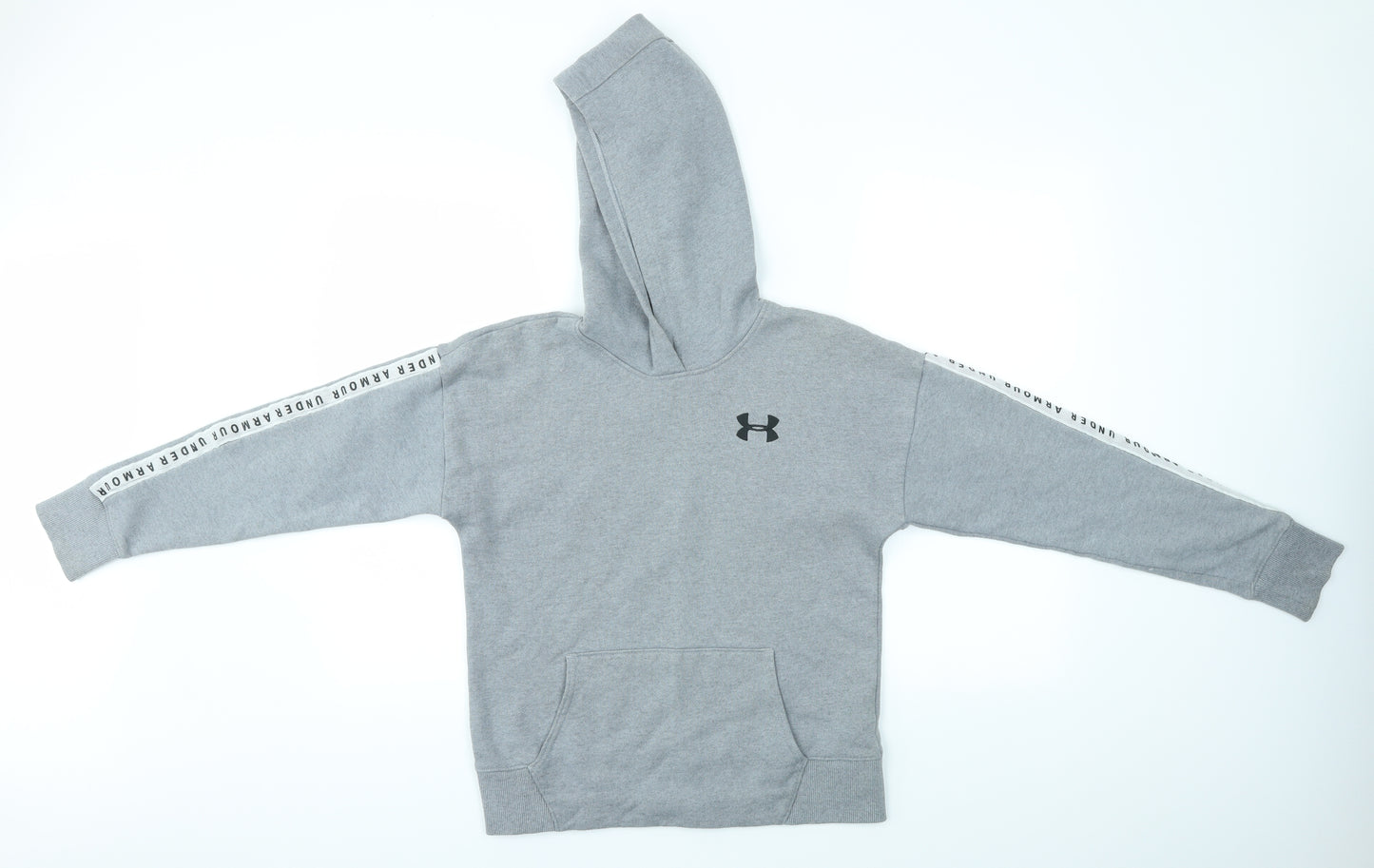 Under armour Boys Grey   Pullover Hoodie Size 13-14 Years