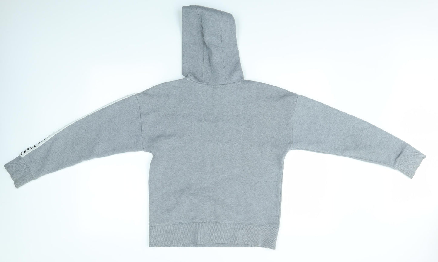 Under armour Boys Grey   Pullover Hoodie Size 13-14 Years