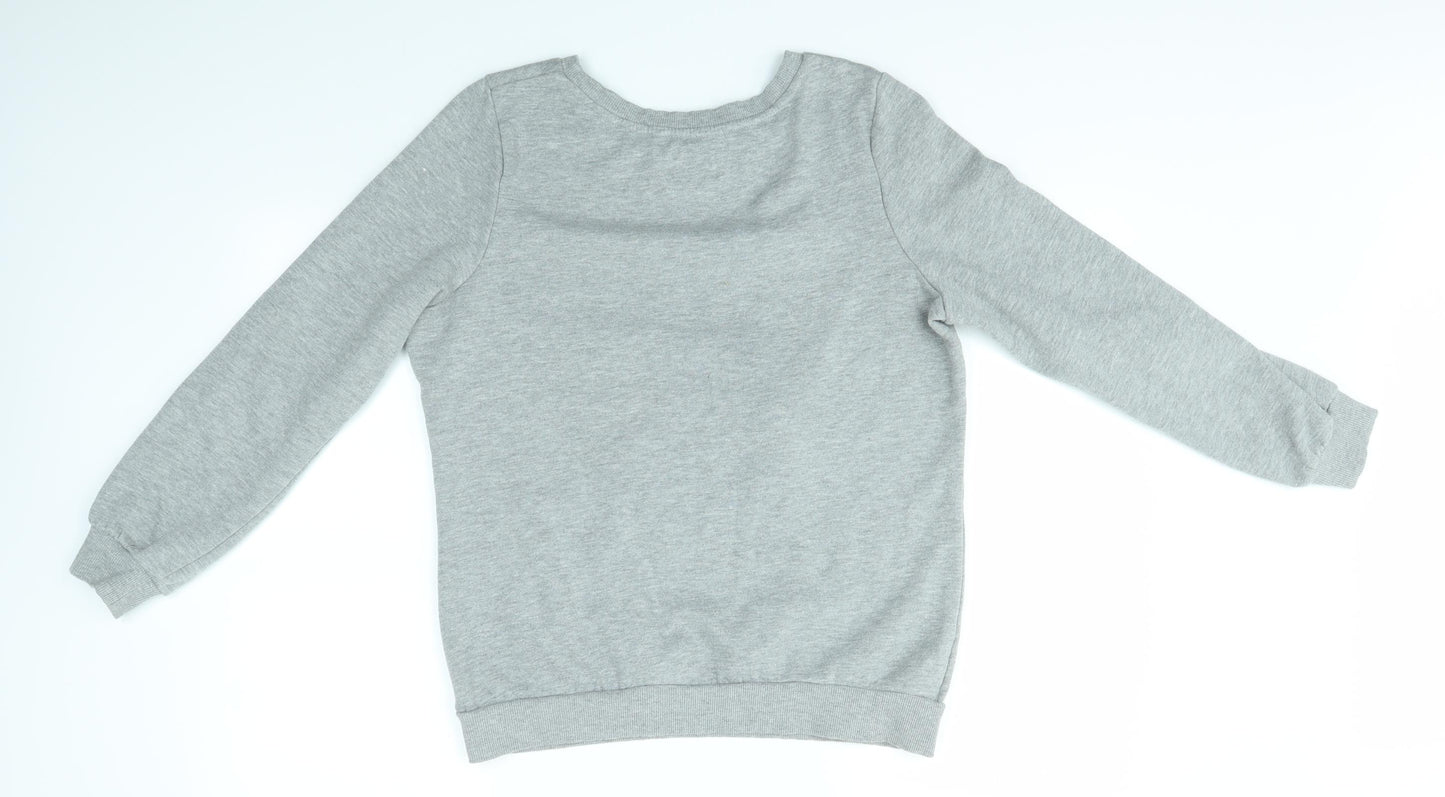 George Womens Grey   Pullover Jumper Size M  - CHRISTMAS, FESTIVE, UNICORN, RUDOLPH