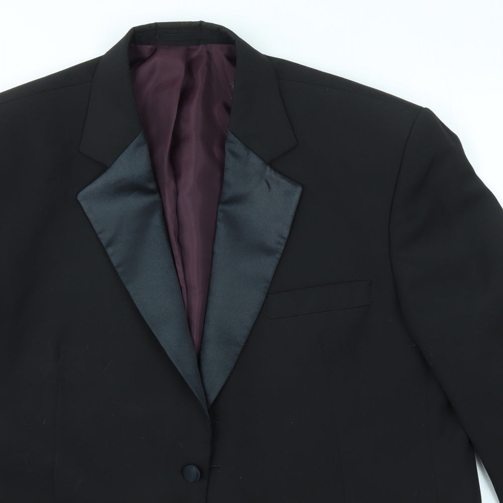 George Mens Black    Suit Jacket Size 44
