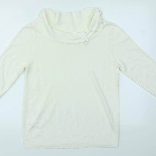BHS Womens Ivory   Pullover Jumper Size 14