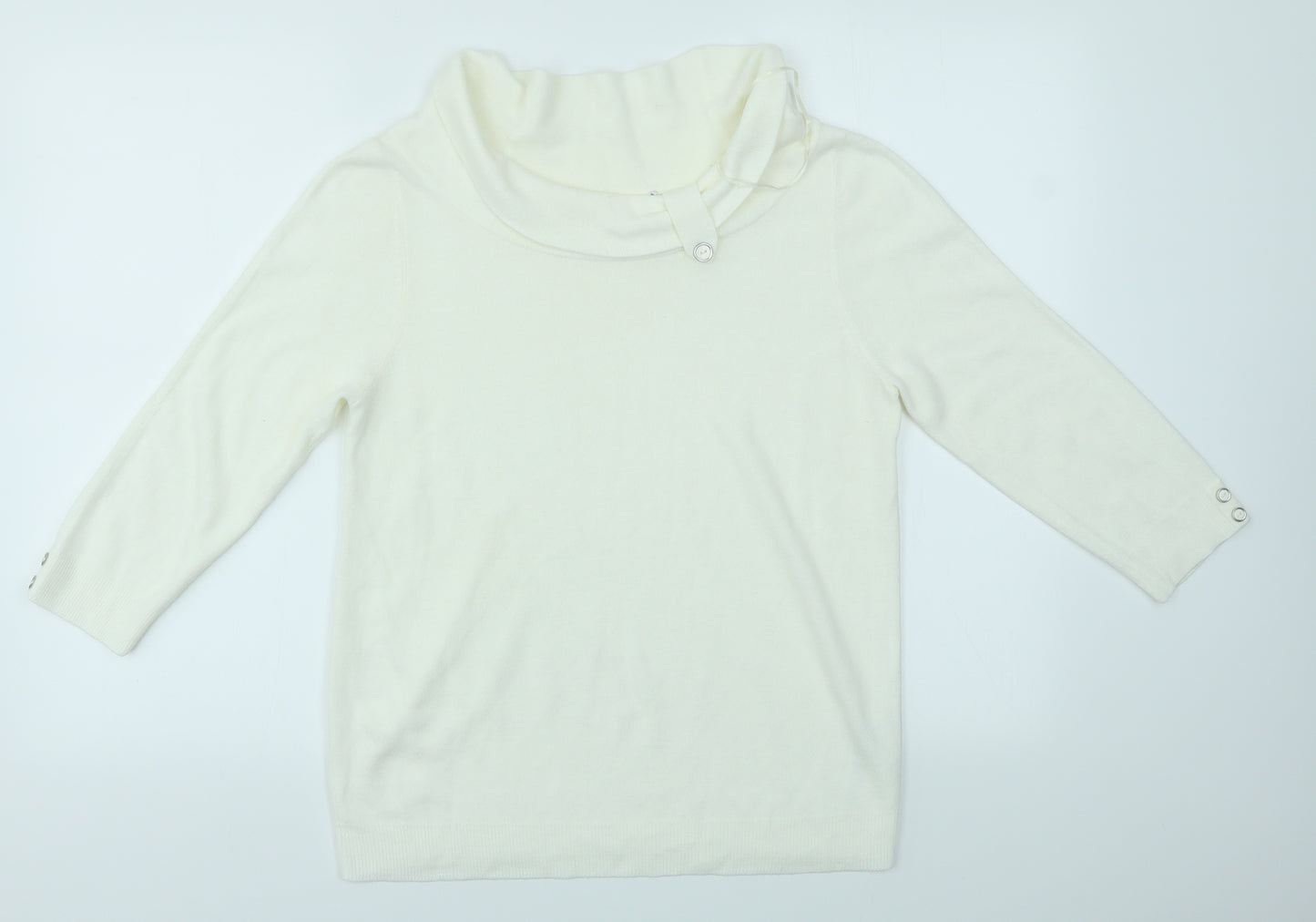 BHS Womens Ivory   Pullover Jumper Size 14
