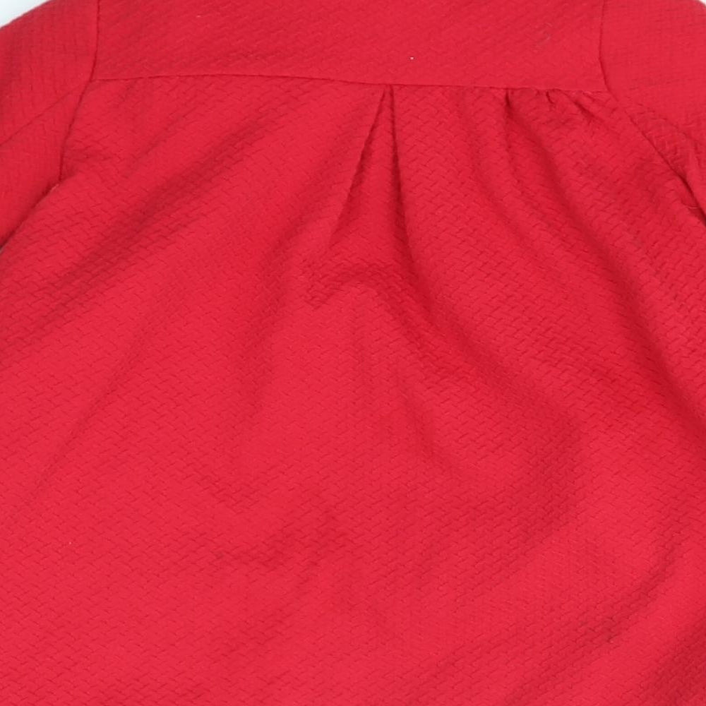 Mayoral Girls Red   Overcoat Coat Size 24 Months