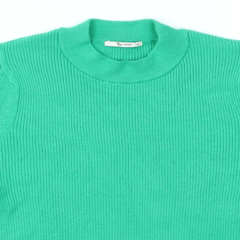 TU Womens Green   Pullover Jumper Size 12
