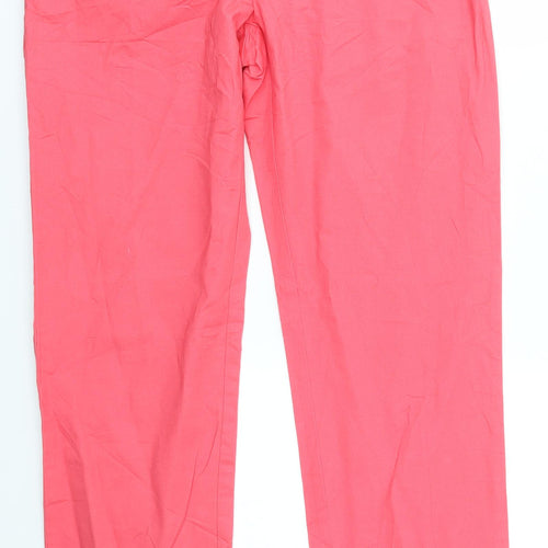 H&M Womens Pink   Trousers  Size 10 L29 in