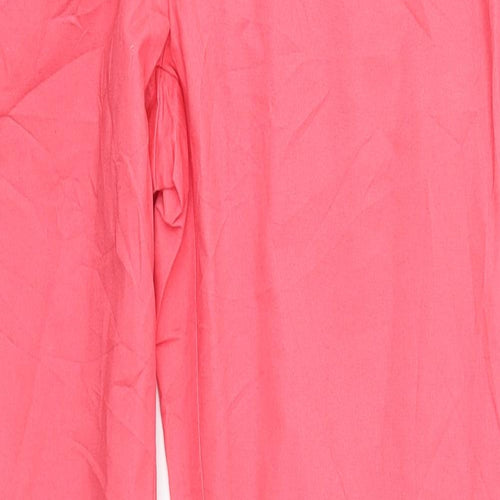 H&M Womens Pink   Trousers  Size 10 L29 in