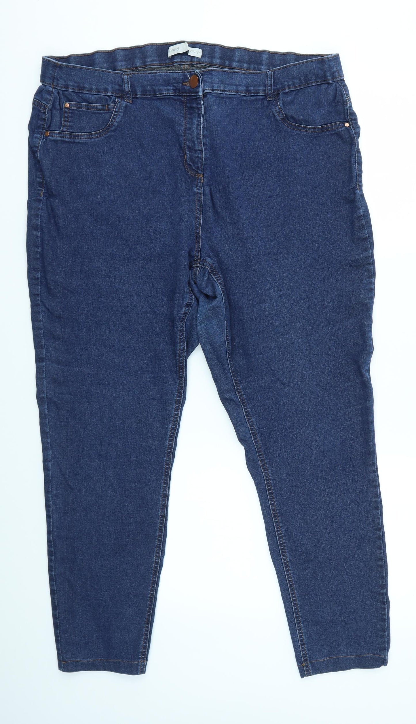 George Womens Blue   Skinny Jeans Size 22 L26 in