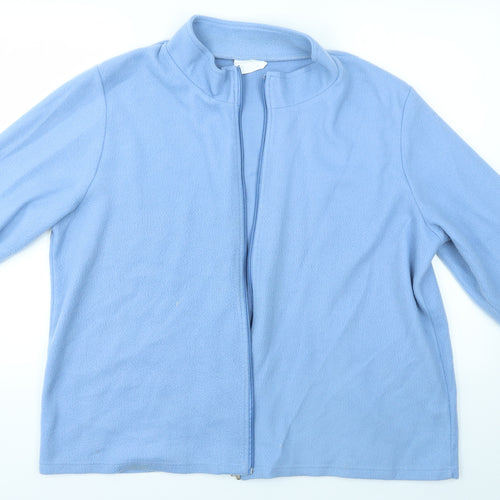GABRIELA VICENGA Womens Blue   Full Zip Jumper Size 20