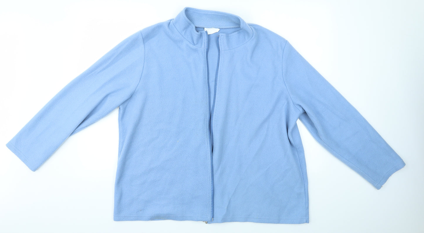 GABRIELA VICENGA Womens Blue   Full Zip Jumper Size 20