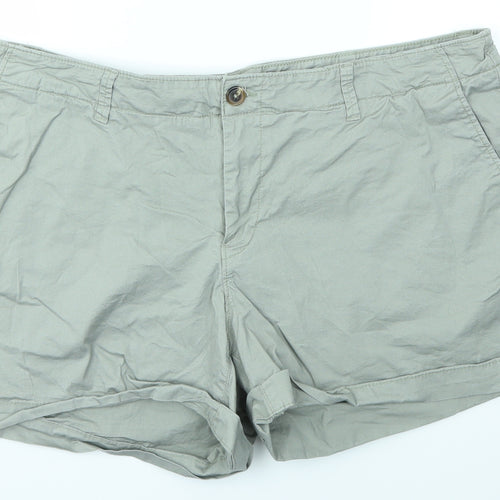 H&M Womens Green   Sweat Shorts Size 22