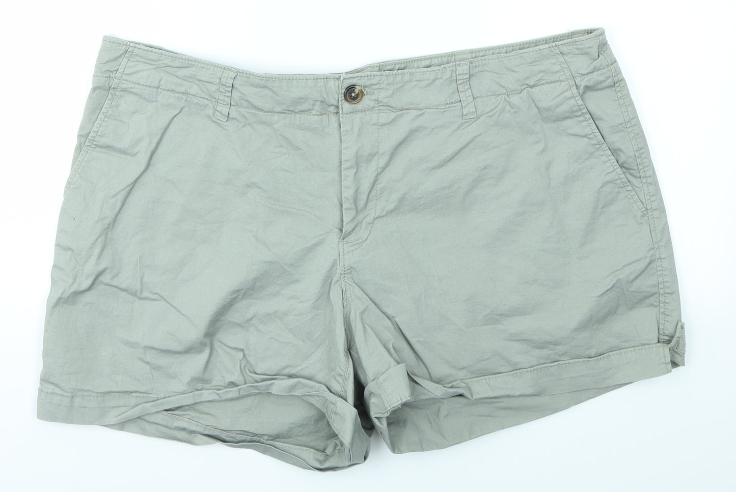 H&M Womens Green   Sweat Shorts Size 22