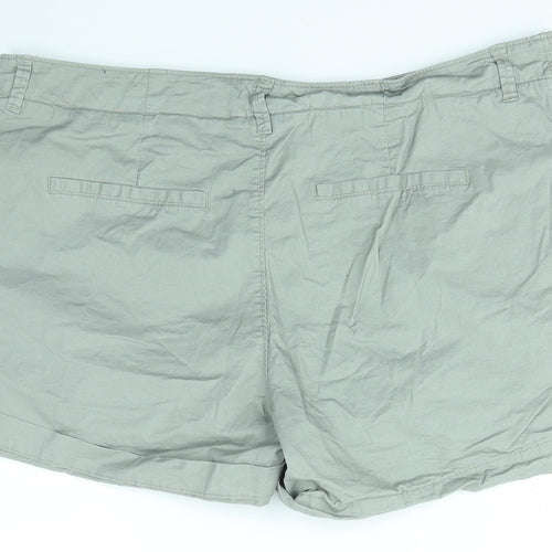 H&M Womens Green   Sweat Shorts Size 22
