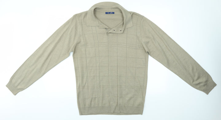 BHS Mens Brown Pullover Jumper Size S
