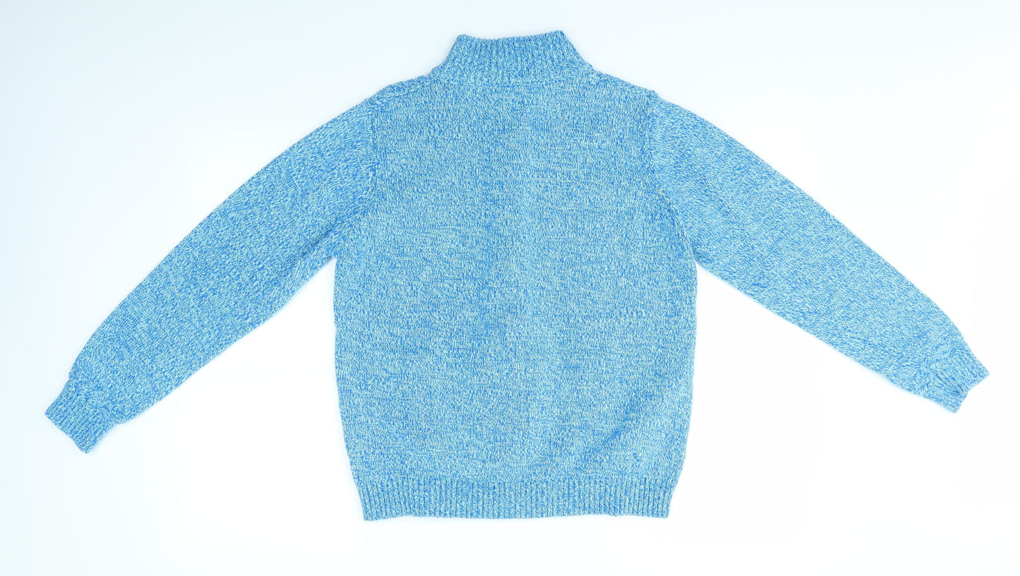 ISLE Womens Blue   Full Zip Jumper Size L