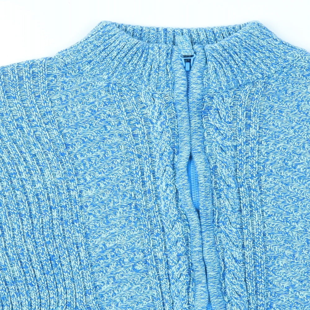 ISLE Womens Blue   Full Zip Jumper Size L