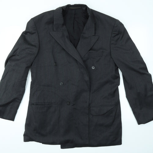 M&S Mens Grey    Suit Jacket Size 44  - LONG