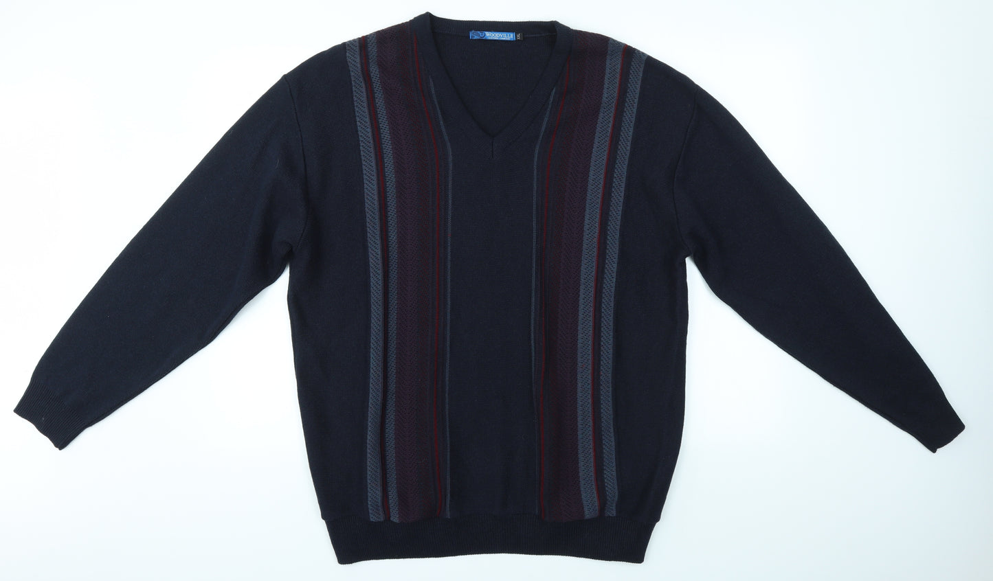 WOODVILLE Mens Multicoloured   Pullover Jumper Size 2XL