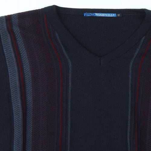 WOODVILLE Mens Multicoloured   Pullover Jumper Size 2XL