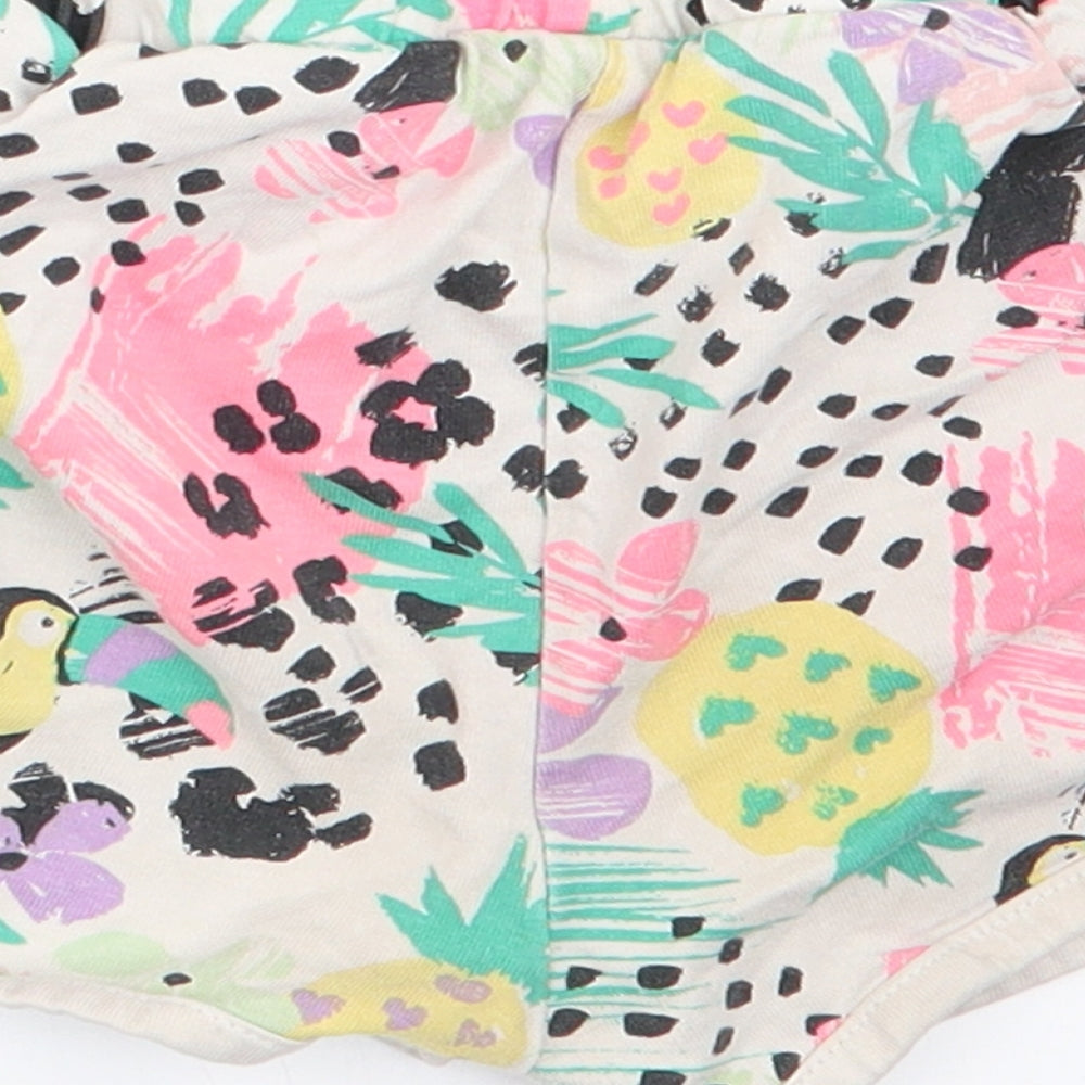 George Girls Ivory Animal Print  Sweatpants Trousers Size 12-18 Months  - Tropical print