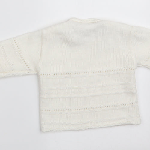 Dandelion Girls Ivory   Pullover Jumper Size 6-9 Months