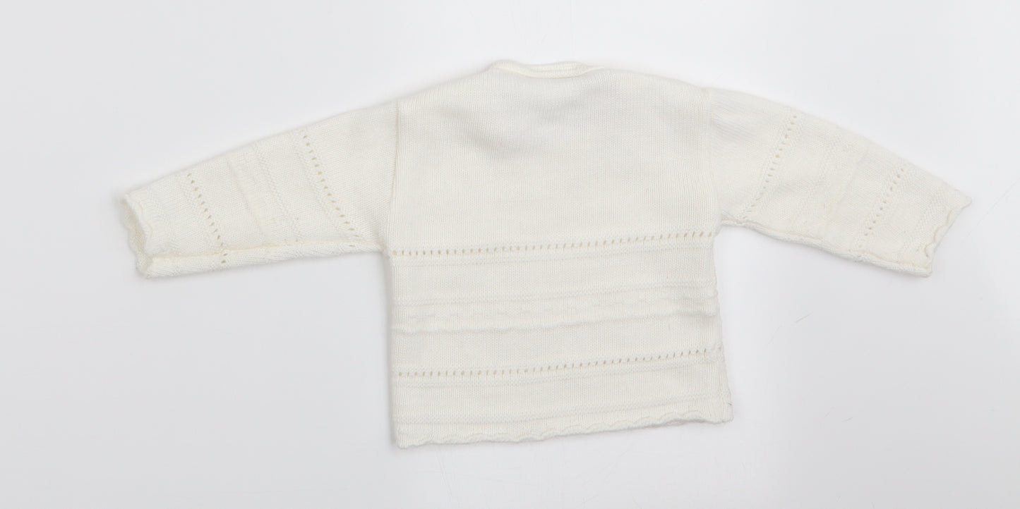 Dandelion Girls Ivory   Pullover Jumper Size 6-9 Months