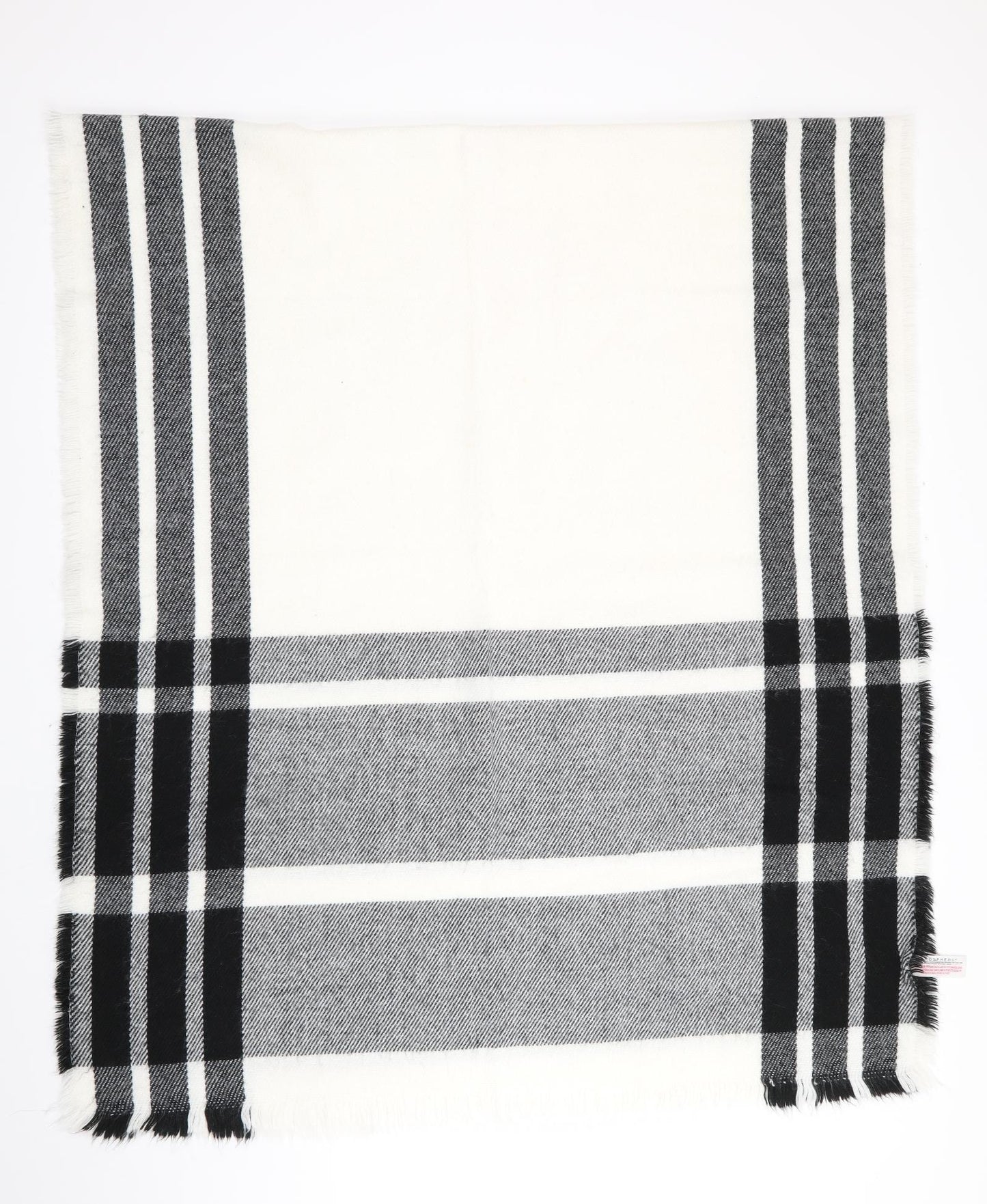 Atmosphere Womens Black Check   Shawl/Wrap