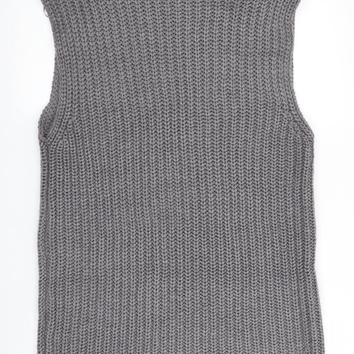 Brave Soul Womens Grey   Tank Dress