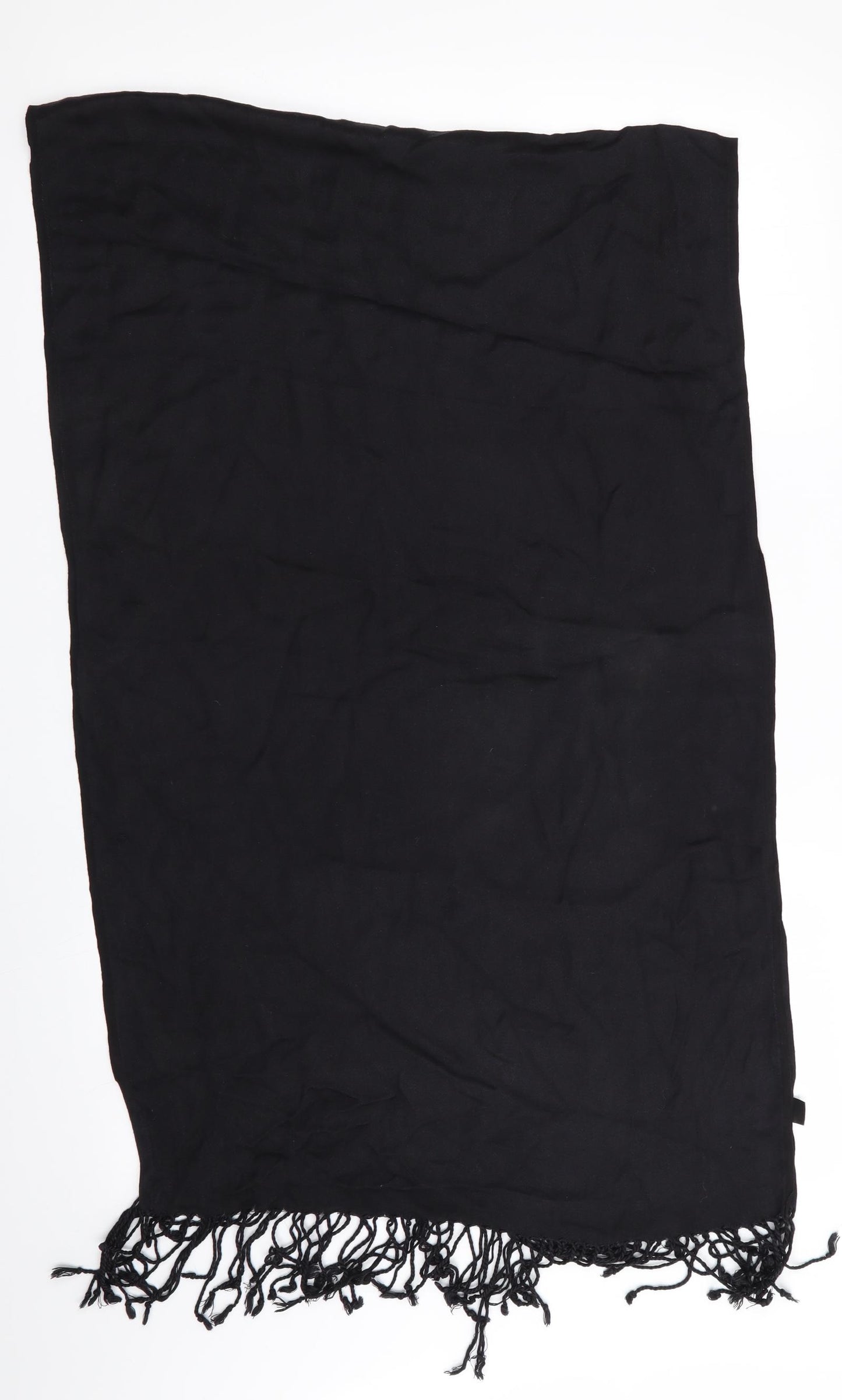 Preworn Womens Black    Scarf