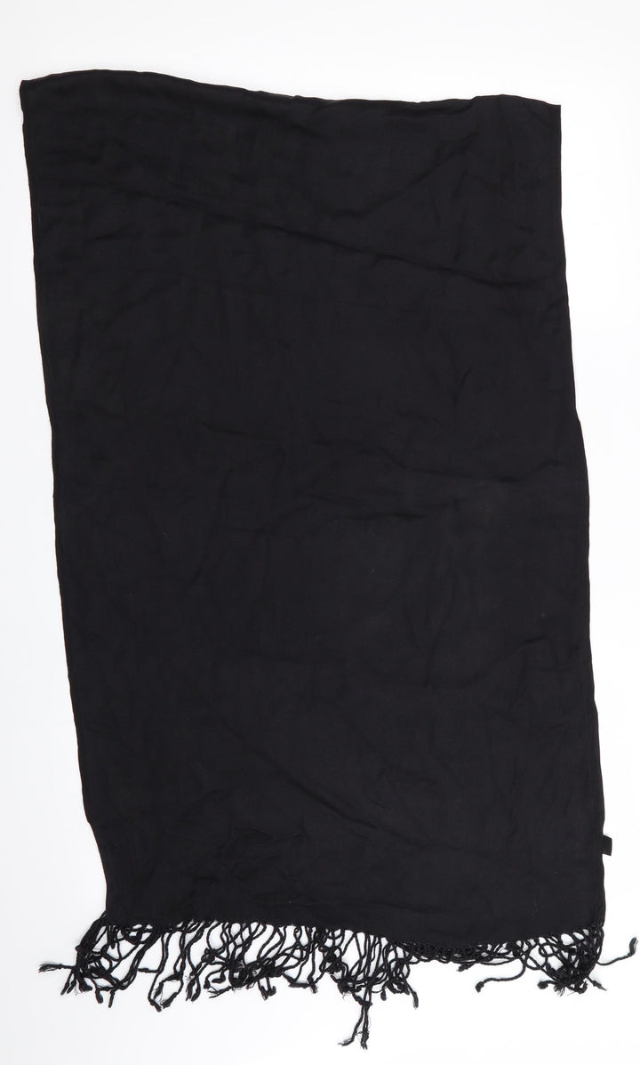 Preworn Womens Black    Scarf