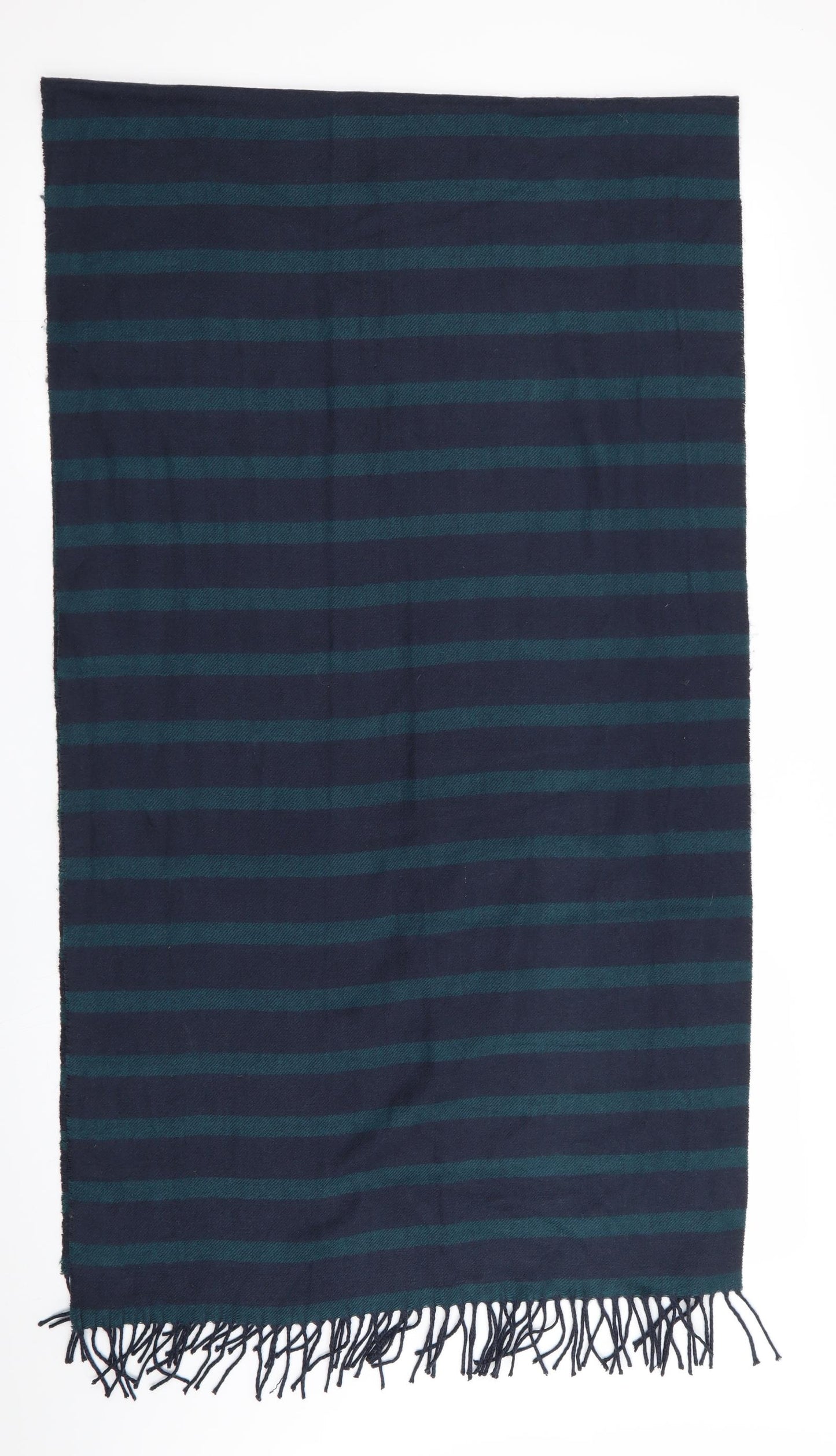 Preworn Mens Blue Striped  Scarf  One Size