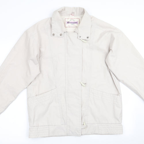 Buccini Womens Beige   Parka Coat Size 14