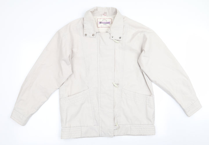 Buccini Womens Beige   Parka Coat Size 14