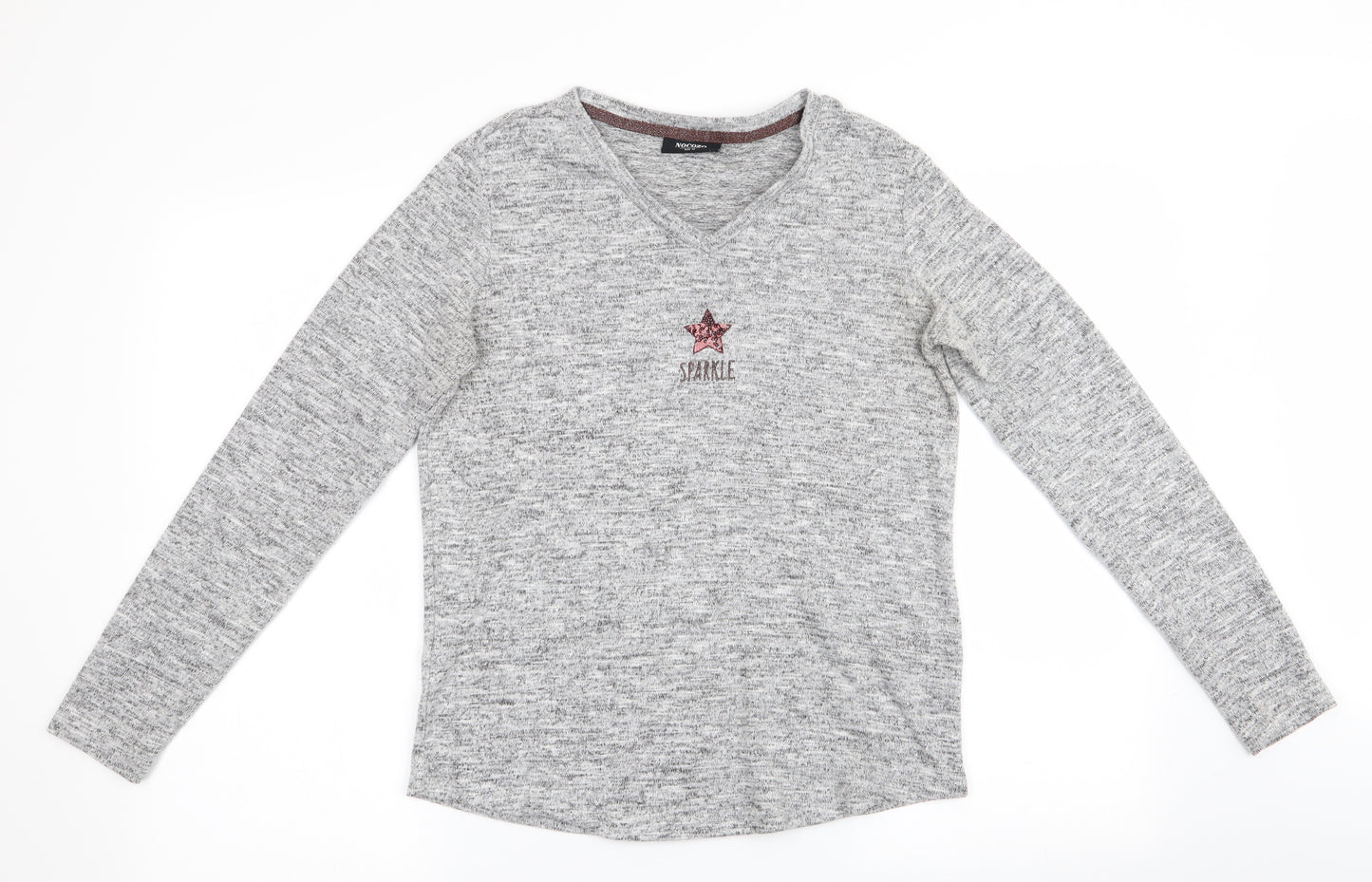 Nocozo Womens Grey   Pullover Jumper Size 10  - Star Logo