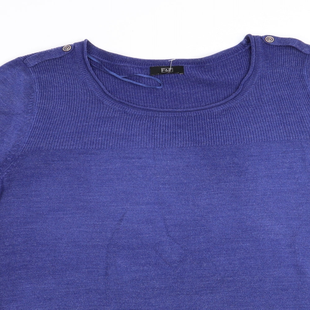 Florence and Fred Womens Purple   Pullover Jumper Size 14