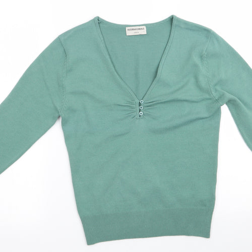 Internacionale Womens Green   Pullover Jumper Size 12
