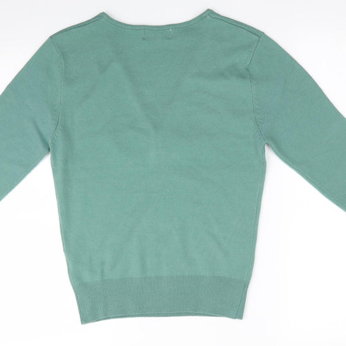 Internacionale Womens Green   Pullover Jumper Size 12