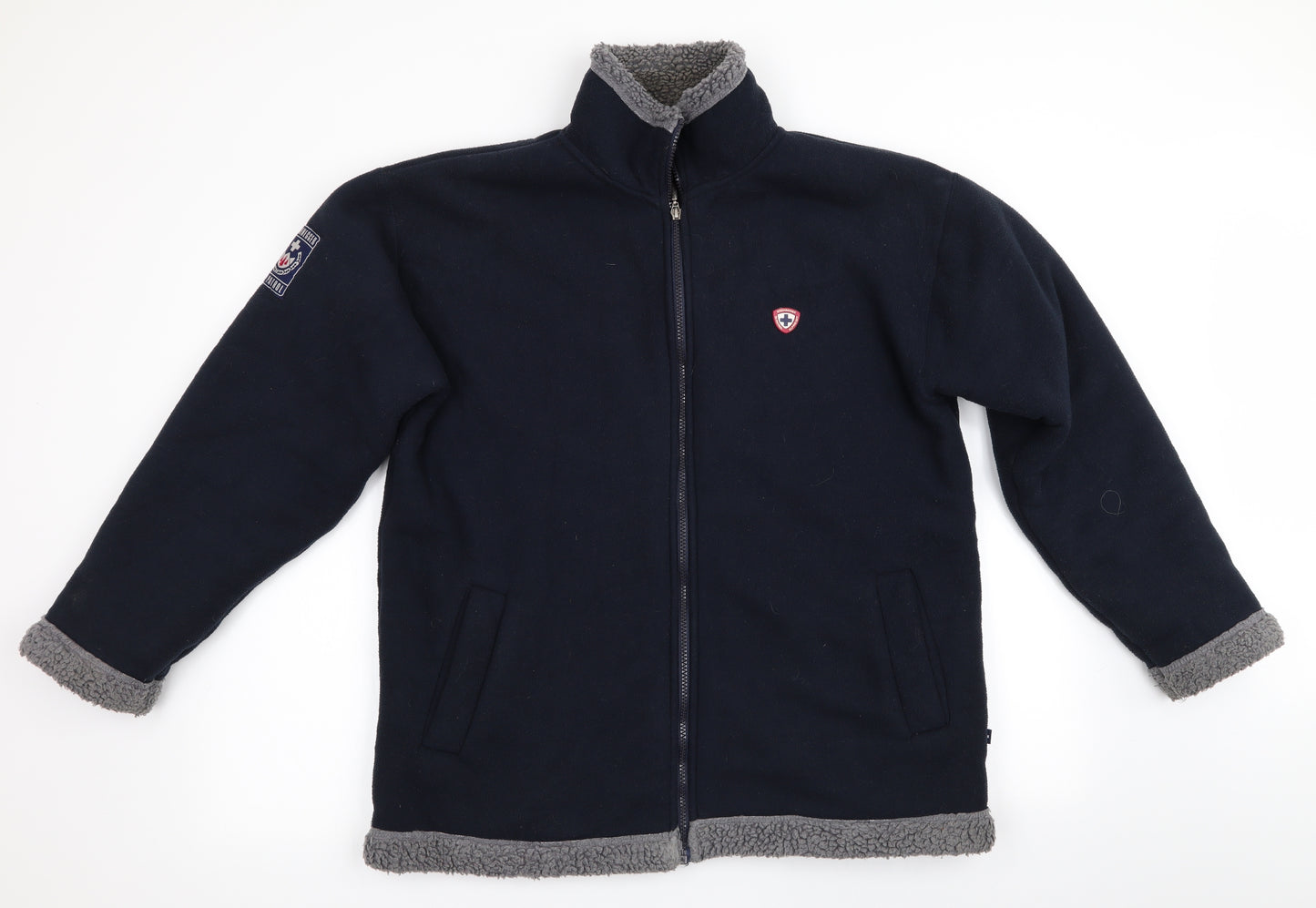 Eisenegger Mens Blue   Jacket Coat Size M  - Heavyweight Fleece