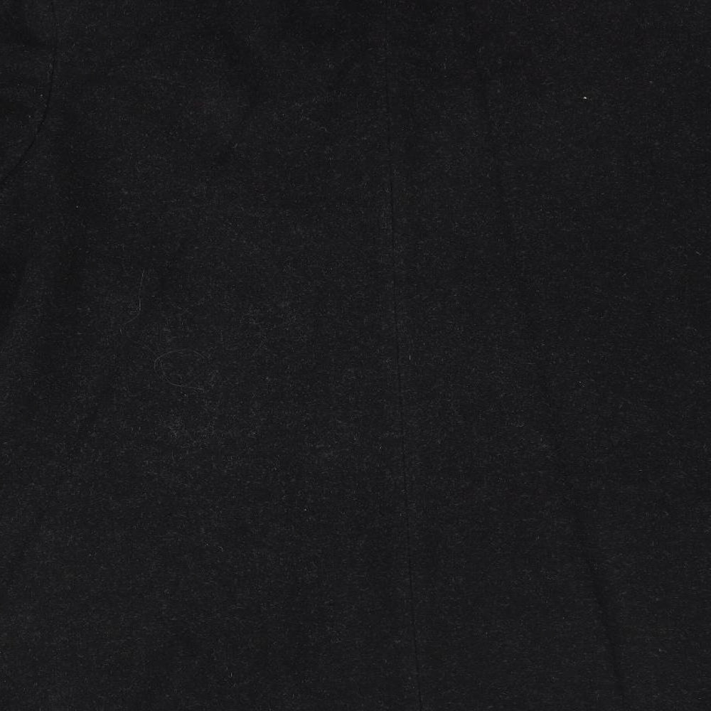 EWM Pure Classics Womens Black   Overcoat Coat Size 14