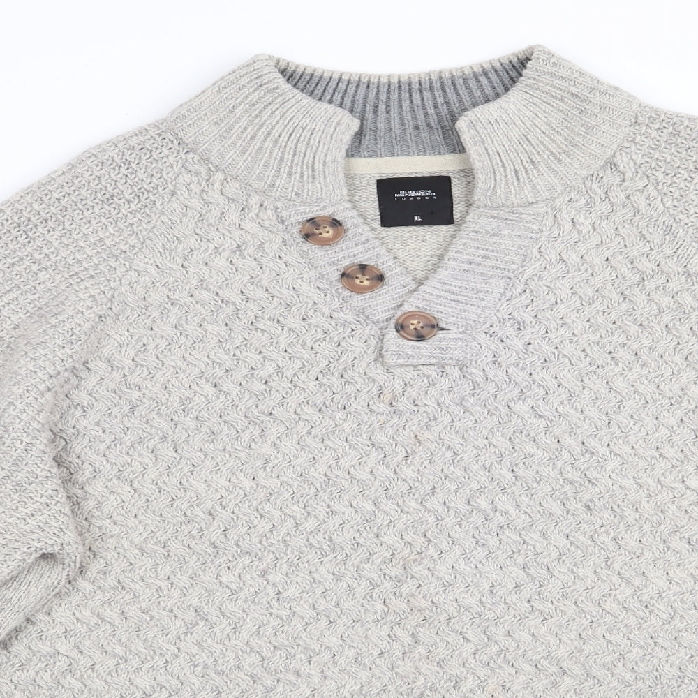 Burton Menswear Mens Beige   Pullover Jumper Size XL