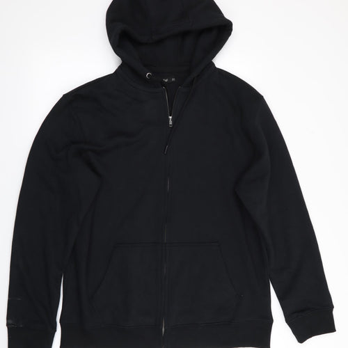 Florence and Fred Mens Black   Full Zip Hoodie Size XL