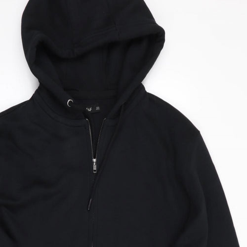 Florence and Fred Mens Black   Full Zip Hoodie Size XL