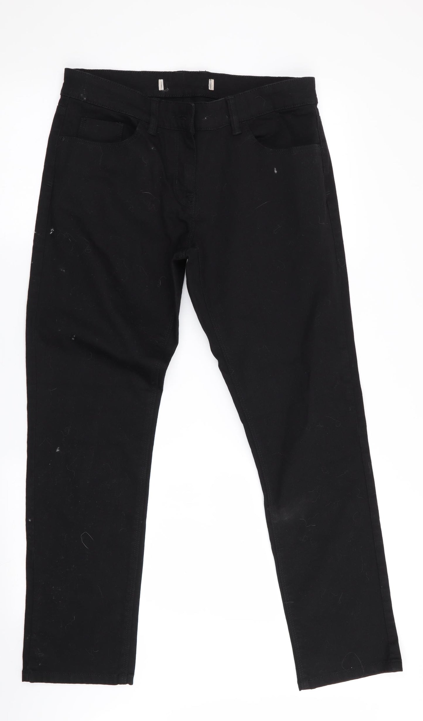 Preworn Womens Black   Chino Trousers  L29 in