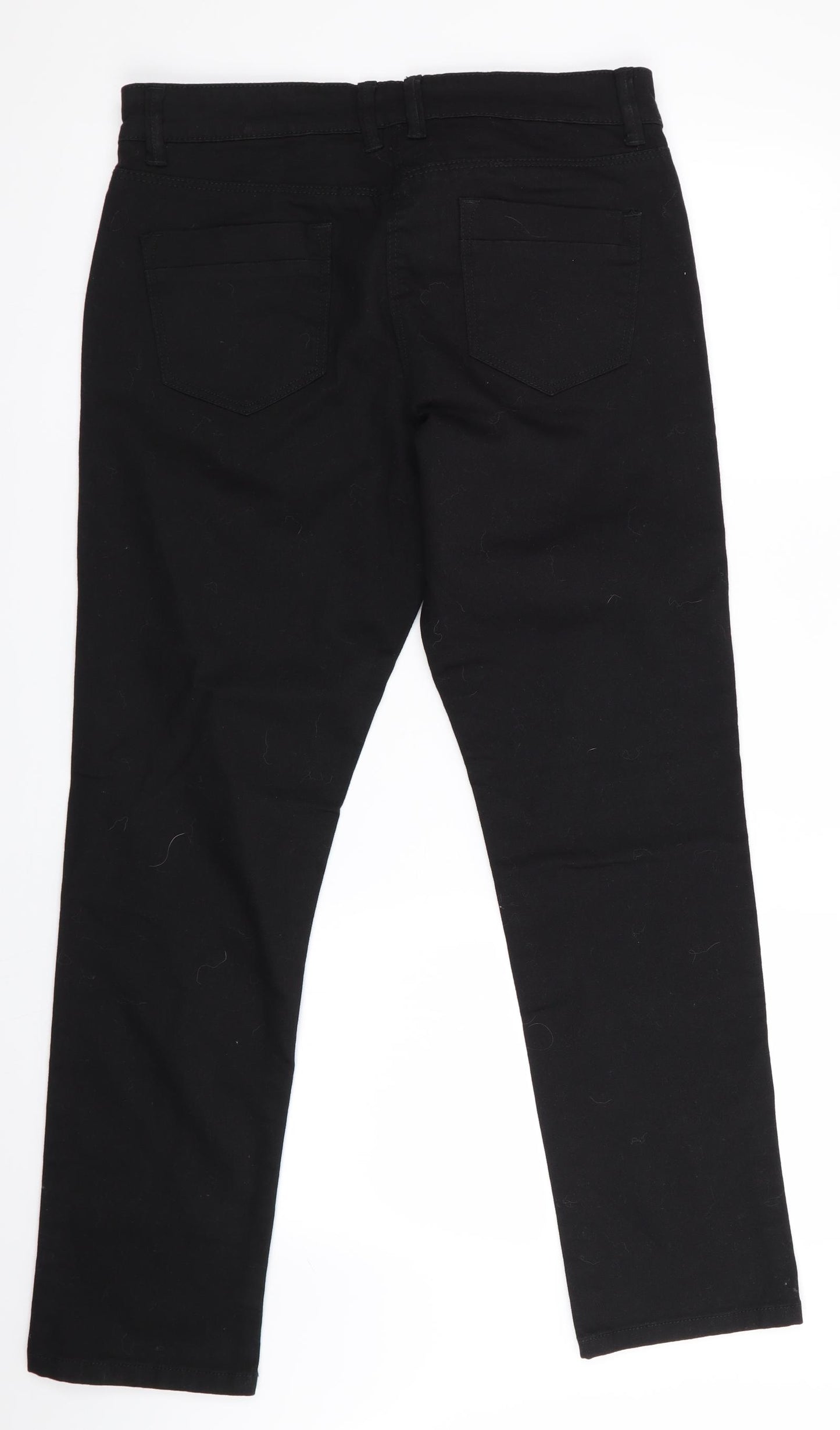 Preworn Womens Black   Chino Trousers  L29 in