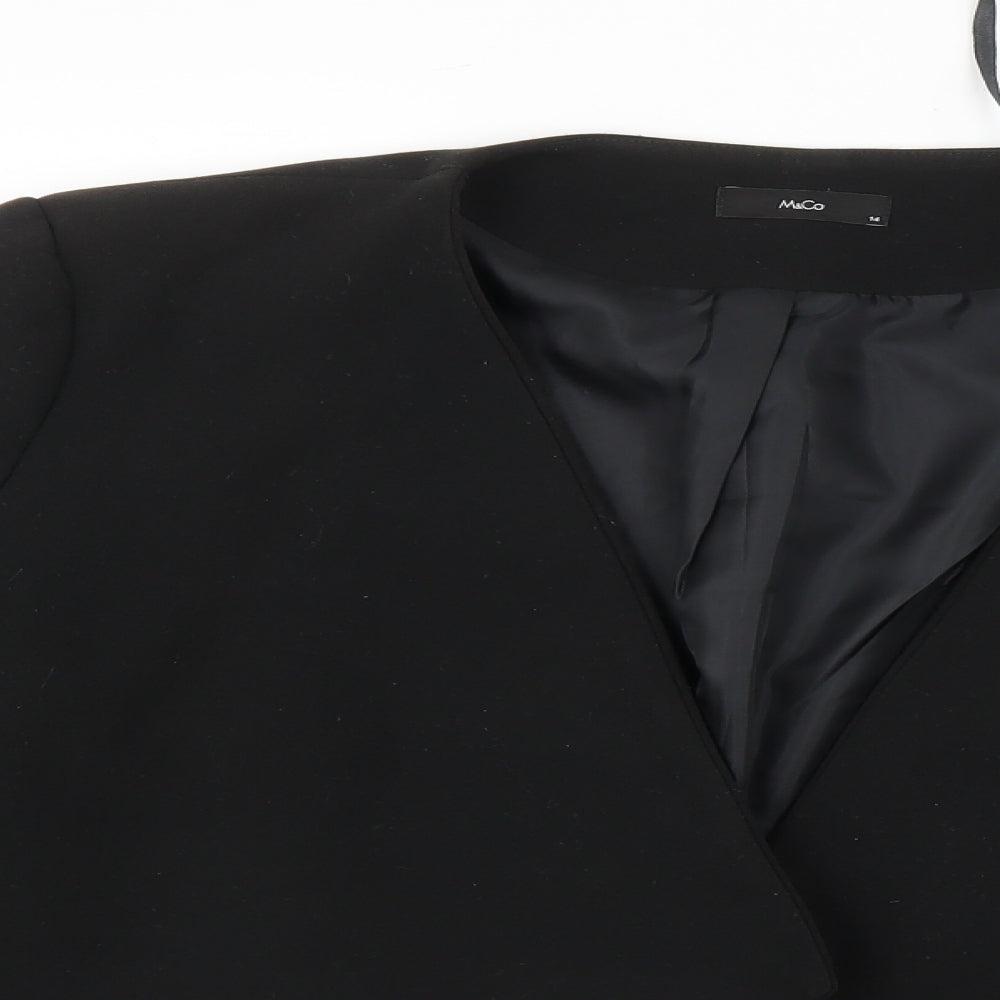 M&Co Womens Black   Jacket Sport Coat Size 14