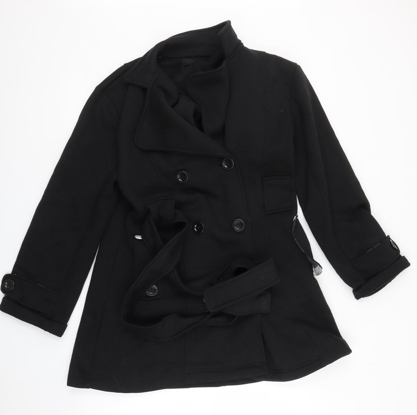 Urban Diva Womens Black   Overcoat Coatigan Size 16