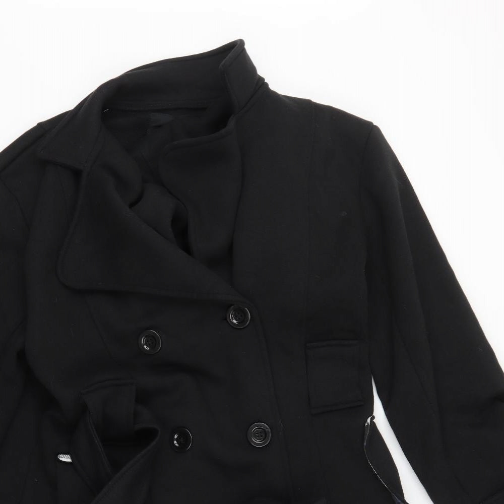 Urban Diva Womens Black   Overcoat Coatigan Size 16