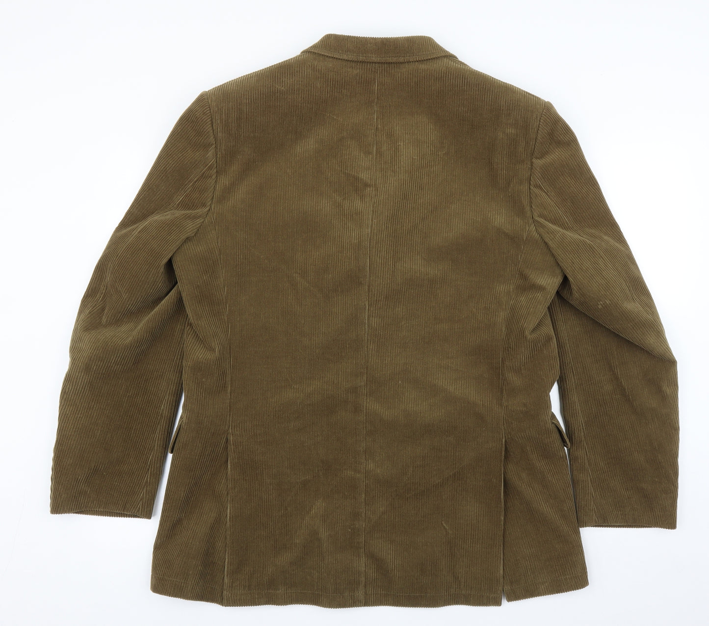 Faconable Mens Green  Corduroy Jacket Suit Jacket Size M