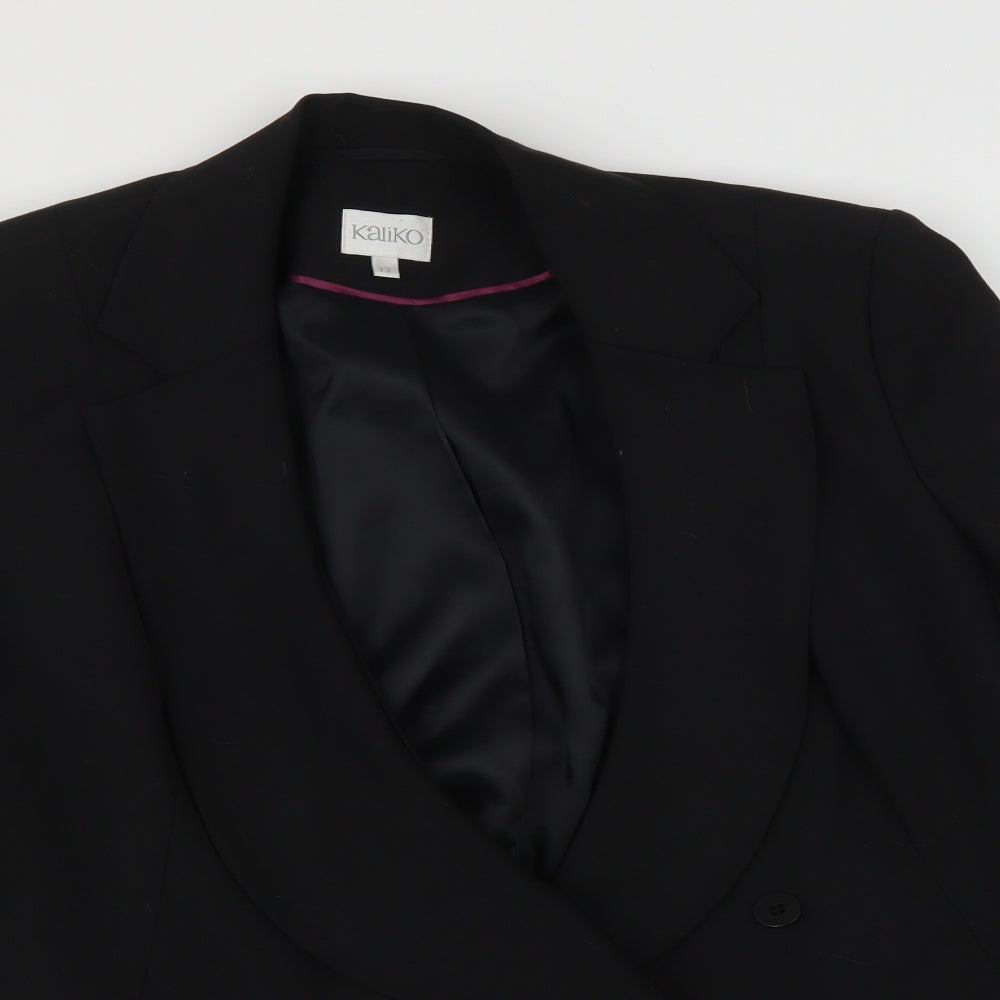 kaiko Womens Black   Jacket Sport Coat Size 12